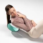 Dispozitiv profesional pentru relaxarea spatelui Chirp Wheel Plus, Diametru 10 inch, Reduce tensiunea musculara, Imbunatateste circulatia locala, flexibilitatea si postura, Negru 6 - lerato.ro