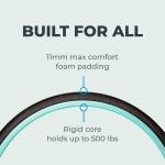 Set 3 roti pentru masaj si relaxarea spatelui Chirp Wheel Plus Pack, Reduc tensiunea musculara, Imbunatatesc circulatia locala, flexibilitatea si postura, Negru 6 - lerato.ro