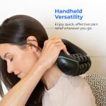 Dispozitiv profesional pentru relaxarea musculaturii Chirp RPM Mini, 6 role de masaj, 24 puncte individuale de masaj, Autonomie 2h, USB-C, Negru 4 - lerato.ro