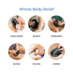Dispozitiv profesional pentru relaxarea musculaturii Chirp RPM Mini, 6 role de masaj, 24 puncte individuale de masaj, Autonomie 2h, USB-C, Negru 7 - lerato.ro