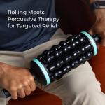 Dispozitiv profesional pentru relaxarea picioarelor Chirp RPM, 5 niveluri de intensitate, 44 puncte individuale de masaj, Autonomie 2h, USB-C, Negru 3 - lerato.ro