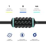 Dispozitiv profesional pentru relaxarea picioarelor Chirp RPM, 5 niveluri de intensitate, 44 puncte individuale de masaj, Autonomie 2h, USB-C, Negru 5 - lerato.ro