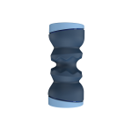 Dispozitiv profesional pentru relaxarea incheiturilor si antebratelor, Chirp XR Wrist Roller, Navy Blue 2 - lerato.ro
