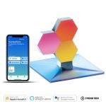 Kit Cololight Plus, 1x baza, 3x module iluminat, 3x conectori, 1x controller, RGBW, Control aplicatie / vocal, Wi-Fi, Alimentare USB, Alb 12 - lerato.ro