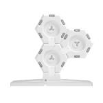 Kit Cololight Plus, 1x baza, 3x module iluminat, 3x conectori, 1x controller, RGBW, Control aplicatie / vocal, Wi-Fi, Alimentare USB, Alb 7 - lerato.ro