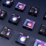 Lampa decorativa LED Cololight MIX, RGB, Control aplicatie / vocal, Bluetooth, WiFi, USB-C, Negru 5 - lerato.ro