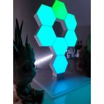 Kit Cololight Plus, 1x baza, 7x module iluminat, 7x conectori, 1x controller, RGBW, Control aplicatie / vocal, Wi-Fi, Alimentare USB, Alb 6 - lerato.ro