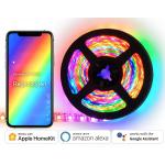 Banda LED Cololight Strip Extension, Lungime 2m, 30 LED/m, Control vocal, Iluminare RGB, Wi-Fi, IP65, Alb 4 - lerato.ro