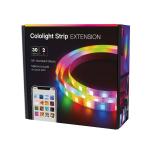 Banda LED Cololight Strip Extension, Lungime 2m, 30 LED/m, Control vocal, Iluminare RGB, Wi-Fi, IP65, Alb 2 - lerato.ro