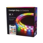 Banda LED Cololight Strip Extension, Lungime 2m, 60 LED/m, Control vocal, Iluminare RGB, Wi-Fi, IP65, Alb 2 - lerato.ro