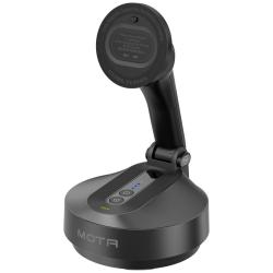 Stand birou Comitok Mota, Compatibil MagSafe, Unghi ajustabil, Baterie 2550mAh, Port USB-C, Negru