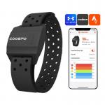 Bratara pentru monitorizare ritm cardiac Coospo HW706, Bluetooth, 90 mAh, LED, IP67, Negru 4 - lerato.ro