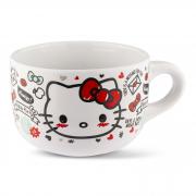 Cana Coriex Hello Kitty, Ceramica, 500ml, Alb