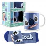 Set cadou Coriex Stitch, Cana ceramica si sosete universale, 340ml, Graphics 2 - lerato.ro