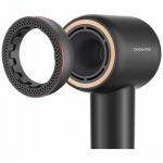 Uscator de par COSHARE SuperFlow1 PRO HD10E, 1600W, 3 viteze, 4 trepte temperatura, 12 moduri de utilizare, Functie ionica, Negru 5 - lerato.ro