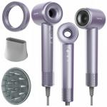 Uscator de par COSHARE SuperFlow1 PRO HD10E, 1600W, 3 viteze, 4 trepte temperatura, 12 moduri de utilizare, Functie ionica, Mov 8 - lerato.ro