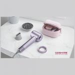 Uscator de par COSHARE SuperFlow1 PRO HD10E, 1600W, 3 viteze, 4 trepte temperatura, 12 moduri de utilizare, Functie ionica, Mov 10 - lerato.ro