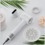 Uscator de par COSHARE SuperFlow1 PRO HD10E, 1600W, 3 viteze, 4 trepte temperatura, 12 moduri de utilizare, Functie ionica, Alb 6 - lerato.ro