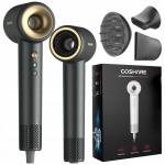 Uscator de par COSHARE SuperFlow1 Professional HD10EP, 1800W, 4 trepte temperatura, Functie ionica, Negru 4 - lerato.ro
