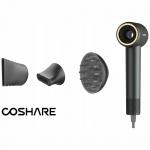 Uscator de par COSHARE SuperFlow1 Professional HD10EP, 1800W, 4 trepte temperatura, Functie ionica, Negru 5 - lerato.ro