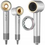 Uscator de par COSHARE SuperFlow1 Standard HD10E, 1600W, 3 viteze, 4 trepte temperatura, 12 moduri de utilizare, Functie ionica, Silver 8 - lerato.ro