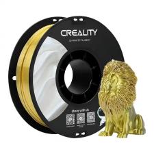Filament pentru imprimanta 3D Creality CR-PLA Silk, Diametru 1.75mm, Auriu/Argintiu