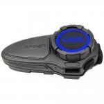 Intercom motocicleta Crown C200 Mesh, 6 utilizatori, Bluetooth 5.2, 1000mAh, IP67, Negru 3 - lerato.ro