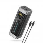 Baterie externa portabila Cuktech CUK00P23GLBK, 25000 mAh, 210W, 2xUSB-C, 1xUSB-A, Dispay TFT, Negru 2 - lerato.ro