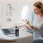 Baterie externa portabila Cuktech CUK00P23GLBK, 25000 mAh, 210W, 2xUSB-C, 1xUSB-A, Dispay TFT, Negru 8 - lerato.ro