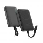 Baterie externa portabila Cuktech CP132ML, 10000 mAh, 22.5W, 1x USB-C, 1x Cablu USB-C, Incarcare Wireless 7.5W, Negru 2 - lerato.ro