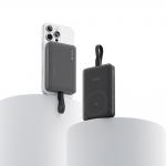 Baterie externa portabila Cuktech CP132ML, 10000 mAh, 22.5W, 1x USB-C, 1x Cablu USB-C, Incarcare Wireless 7.5W, Negru 4 - lerato.ro