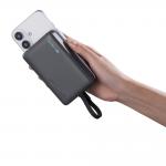 Baterie externa portabila Cuktech CP132ML, 10000 mAh, 22.5W, 1x USB-C, 1x Cablu USB-C, Incarcare Wireless 7.5W, Negru 5 - lerato.ro