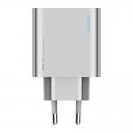 Incarcator retea Cuktech A15C-EU, 2x USB-C, 1x USB-A, 65W, Gri 3 - lerato.ro