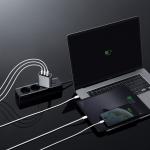 Incarcator retea Cuktech A15C-EU, 2x USB-C, 1x USB-A, 65W, Gri 8 - lerato.ro
