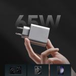 Incarcator retea Cuktech A15C-EU, 2x USB-C, 1x USB-A, 65W, Gri 9 - lerato.ro