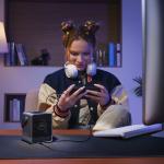 Baterie externa portabila Cuktech P01CT, 40000mAh, 300W, 3A, 2x USB-C, 2x USB-A, Incarcare Wireless 20W, Gri 19 - lerato.ro