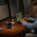 Baterie externa portabila Cuktech P01CT, 40000mAh, 300W, 3A, 2x USB-C, 2x USB-A, Incarcare Wireless 20W, Gri 21 - lerato.ro