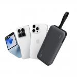 Baterie externa portabila Cuktech LPB200N, 20000mAh, 40W, 3A, 1x USB-C, 1x USB-A, 1x Cablu USB-C, Gri 6 - lerato.ro