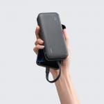 Baterie externa portabila Cuktech LPB200N, 20000mAh, 40W, 3A, 1x USB-C, 1x USB-A, 1x Cablu USB-C, Gri 9 - lerato.ro