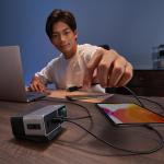 Statie de incarcare 5 in 1 Cuktech TA3005U, PD 300W, 3A, 3x USB-C, 1x USB-A, 1x DC, Silver 6 - lerato.ro