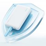 Baterie externa portabila Cuktech CP132ML, 10000mAh, 30W, 3A, 1x USB-C, 1x Cavlu USB-C, Alb 10 - lerato.ro