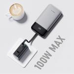 Baterie externa portabila Cuktech LPB252N, 25000 mAh, 120W, 1x USB-C, 1x USB-A, 1x Cablu USB-C, Gri 9 - lerato.ro