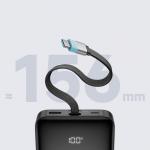 Baterie externa portabila Cuktech LPB252N, 25000 mAh, 120W, 1x USB-C, 1x USB-A, 1x Cablu USB-C, Gri 11 - lerato.ro