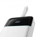 Baterie externa portabila Cuktech LPB252N, 25000 mAh, 120W, 1x USB-C, 1x USB-A, 1x Cablu USB-C, Alb 4 - lerato.ro