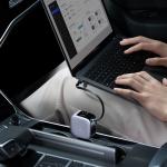 Incarcator auto Cuktech CC903, 100W, 1x USB-C, 1x USB-A, 1x Cablu USB-C integrat,Gri 15 - lerato.ro