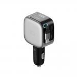 Incarcator auto Cuktech CC903, 100W, 1x USB-C, 1x USB-A, 1x Cablu USB-C integrat,Gri 5 - lerato.ro