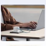 Incarcator retea Cuktech AD653W, 67W, 1x USB-C, 1x USB-A, 1x Cablu USB-C integrat, Fast Charging, Alb 9 - lerato.ro