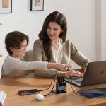 Incarcator retea Cuktech AD1404UEU, 140W, 3x USB-C, 1x USB-A, Fast Charging, Gri 14 - lerato.ro