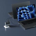 Incarcator retea Cuktech AD1404UEU, 140W, 3x USB-C, 1x USB-A, Fast Charging, Gri 8 - lerato.ro