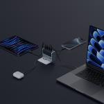 Incarcator retea Cuktech AD1404UEU, 140W, 3x USB-C, 1x USB-A, Fast Charging, Gri 9 - lerato.ro